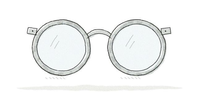 Minoriten, Brille aus Acetat